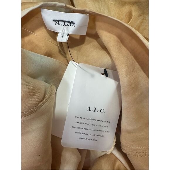 NWT A.L.C. Amana Dress in Blue size 2 $695 - Picture 9 of 9